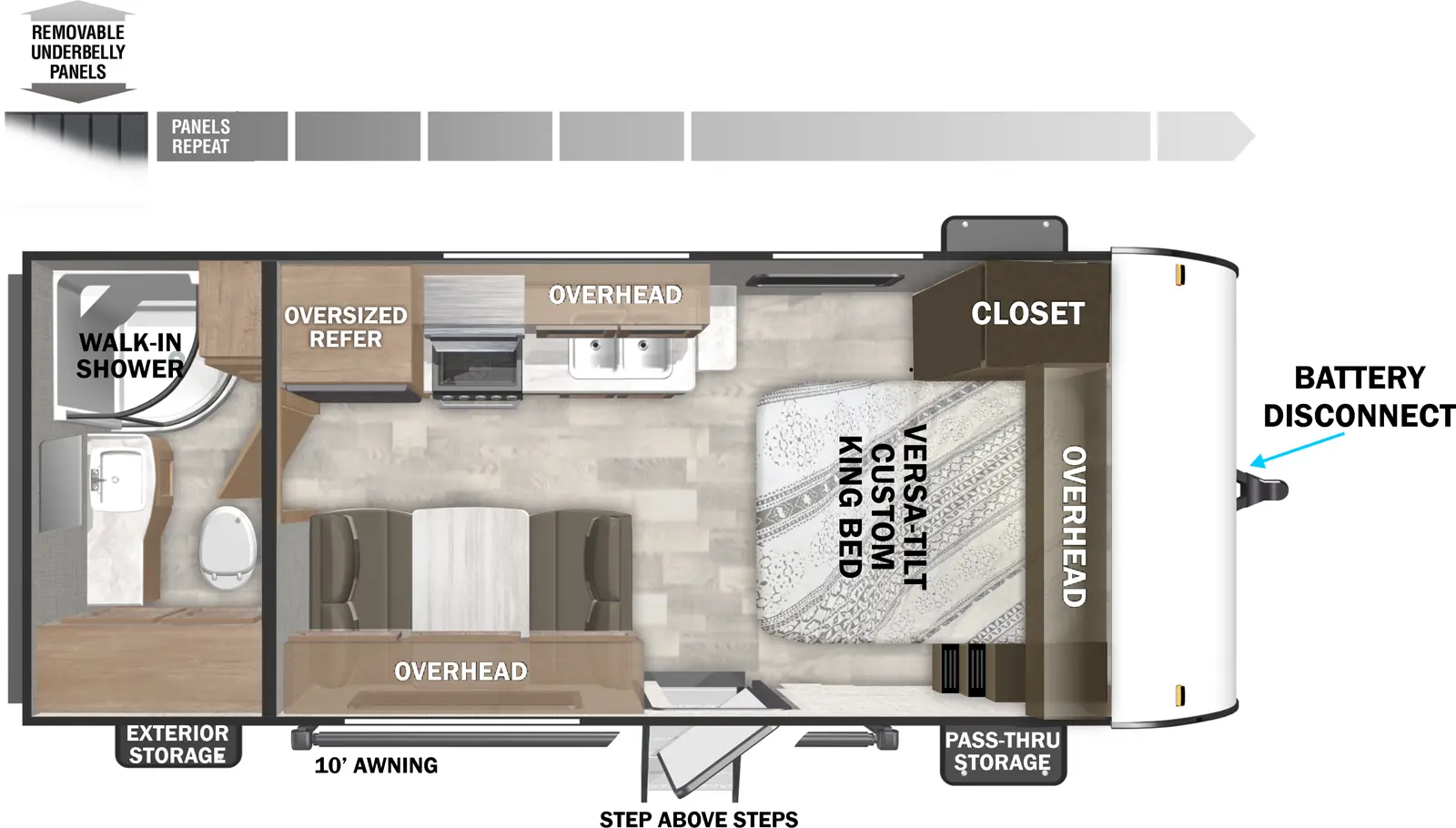 X Lite 171RBXL Floorplan